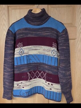 Just For Men Shop Wool Italy Turtleneck Sweater